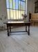 19th century oval solid oak table