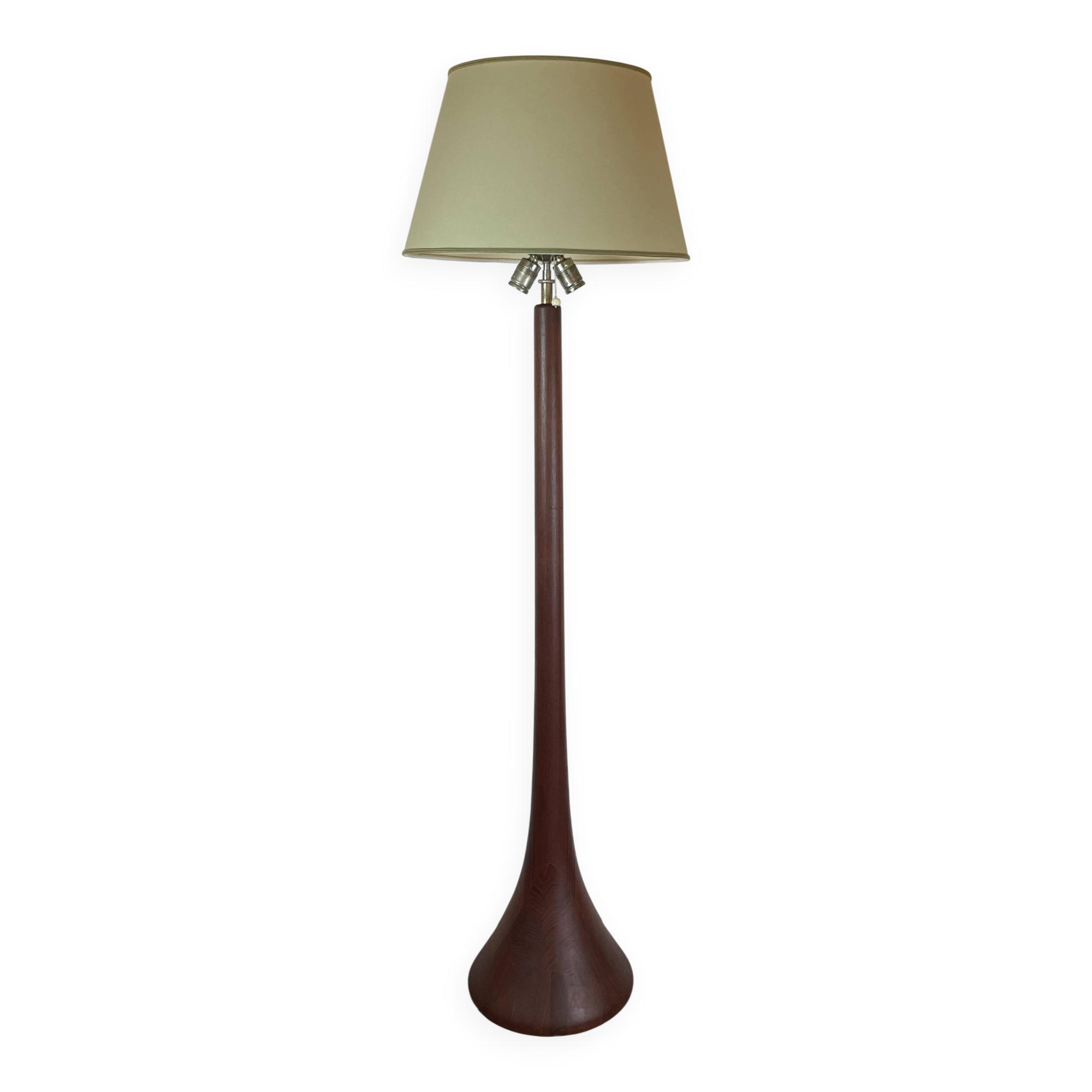 Mid-Century Teak Floor Lamp by Kirk, Denmark, 1960s