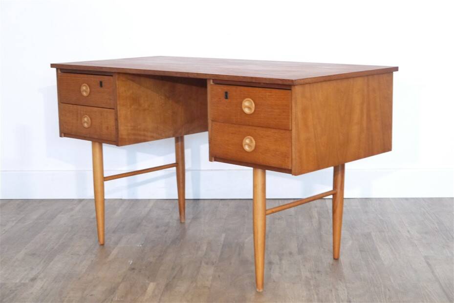 Vintage Scandinavian teak desk 1960