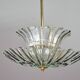 Art Deco pendant light Murano glass by Barovier, 1950