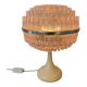 ▪️50s Pop and Modern Plastic Lamp Pink Globe and Cream Base Brand ME