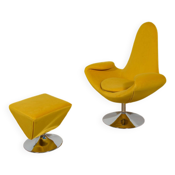 Lounge chair with footrest, MayFame, Denmark, 2000s