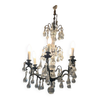 Wrought iron chandelier