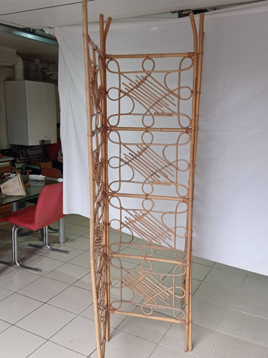 Rattan and wicker screen