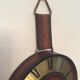 Kienzle leather wall clock from the 70s