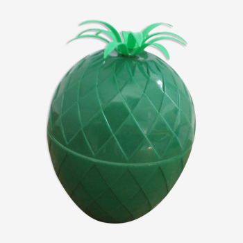 Seau à glace ananas vert années 70