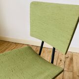 Green scandinavian wooden chairs 60/70
