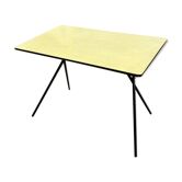 Table Formica jaune pliante
