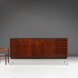 Belgian Mid-Century Rosewood Highboard, 1960s