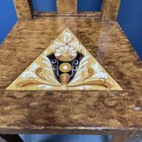 Set of 2 painted Swedish chairs