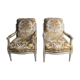 Set of two Louis XVI style armchairs