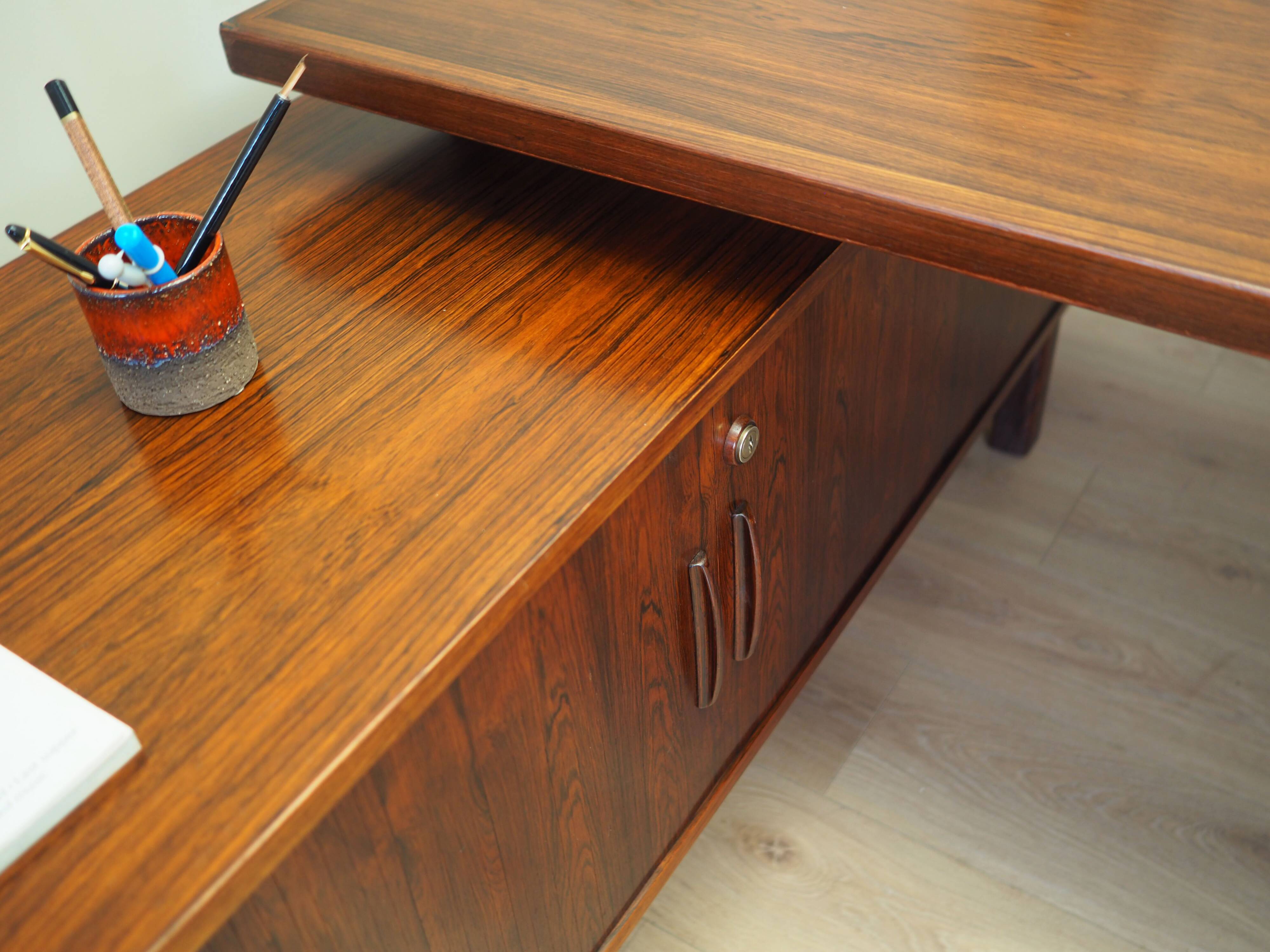 Rosewood desk, Danish design, 1960s, designer: Arne Vodder, manufacture: Sibast