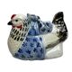 20th century earthenware Easter hen candy box