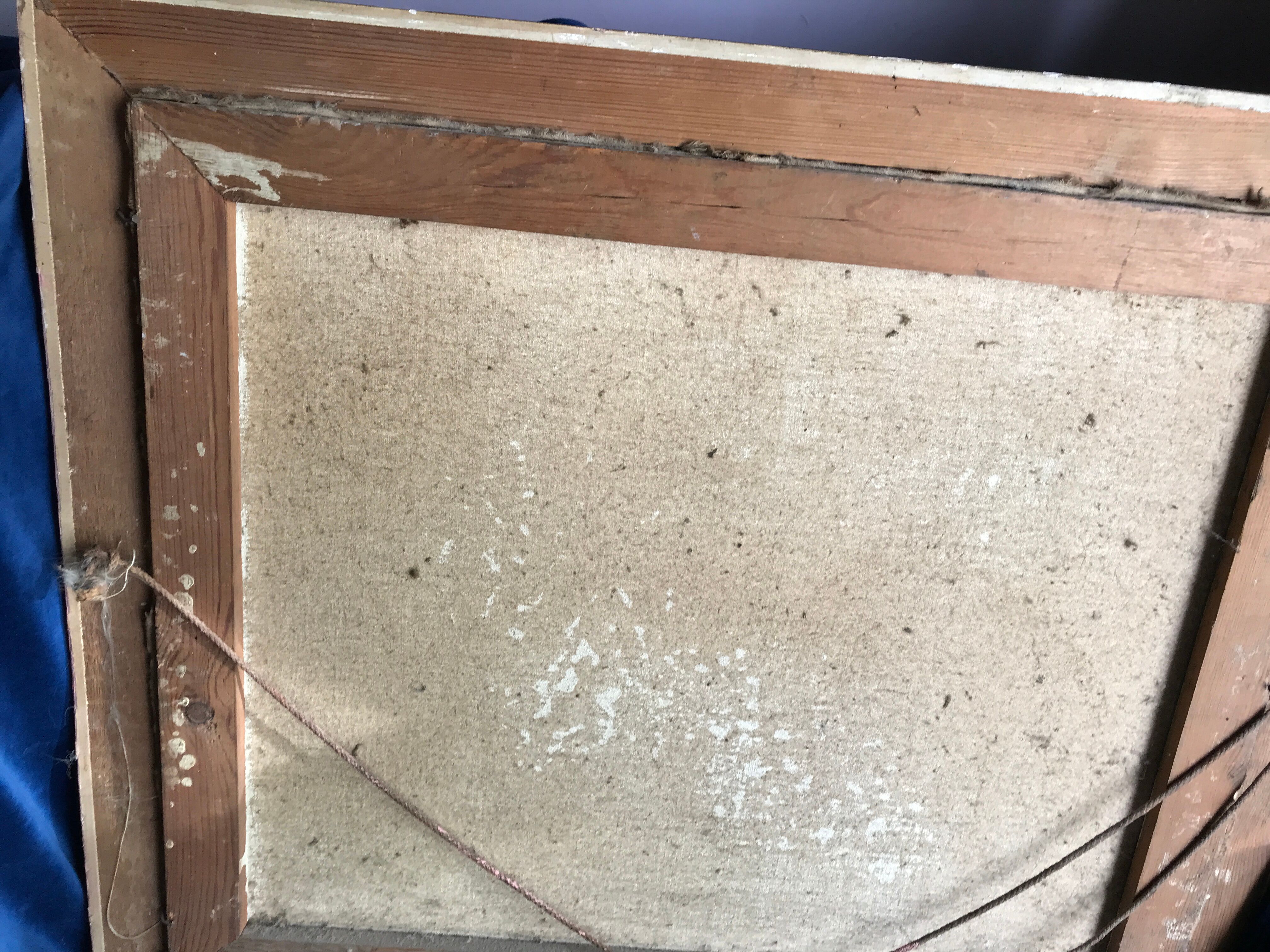 Pair two oil paintings on canvas