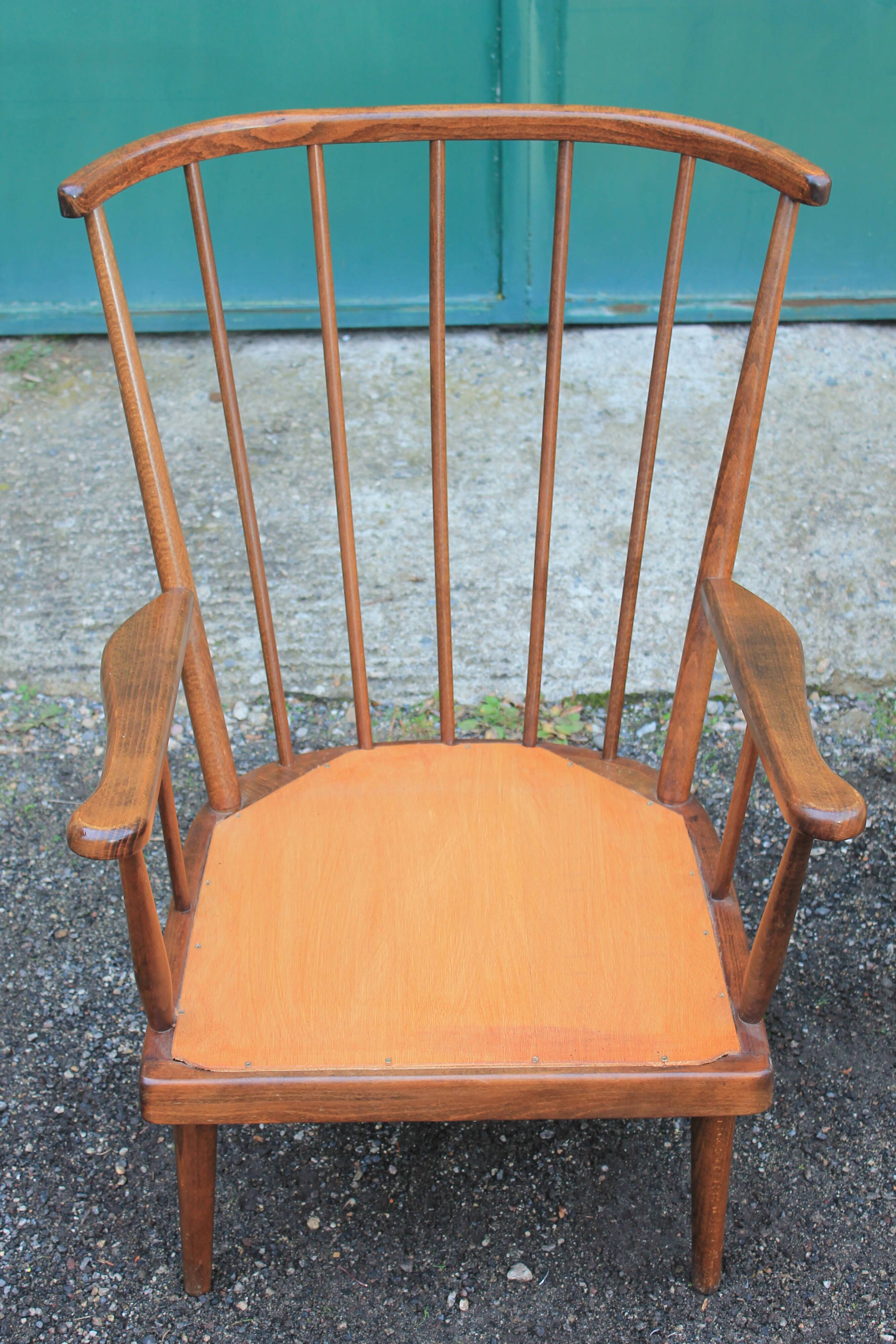 Pair of Baumann armchairs