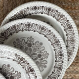 Set of 4 flat plates