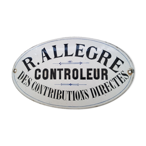 Plaque émaillée début XXème