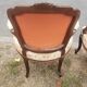 Paire de fauteuils cabriolet