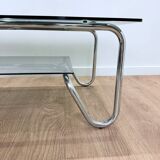 Smoked glass coffee table