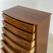 Danish tallboy chest of drawers Kvalitet mobelfabrik brdr. 1940s