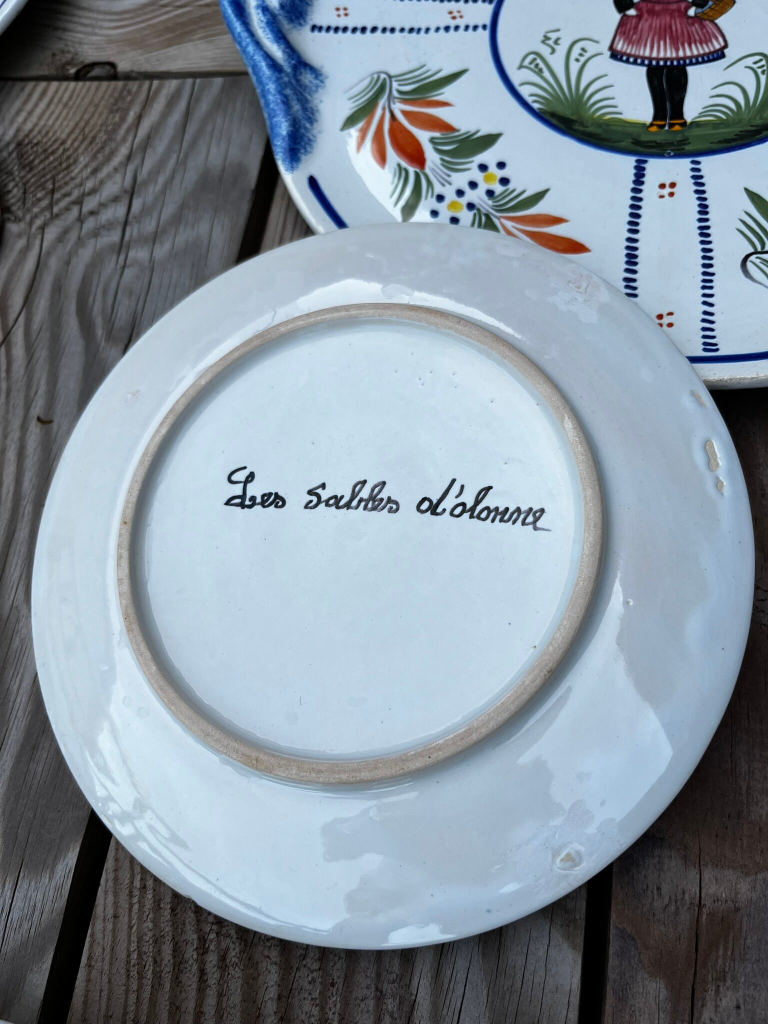 Service à dessert de Vendée "Les Sables d'Olonne"