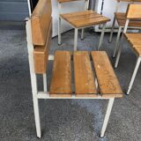 Wooden and iron chair suites from the 70's