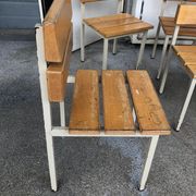 Wooden and iron chair suites from the 70's