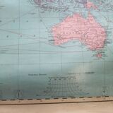 Old world map planisphere Royal Interocean Lines