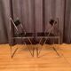 A pair of Elios chairs by Fontoni & Geraci, Italy, 1960s
