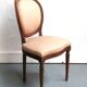 Lot de 5 chaises médaillon style Louis XVI