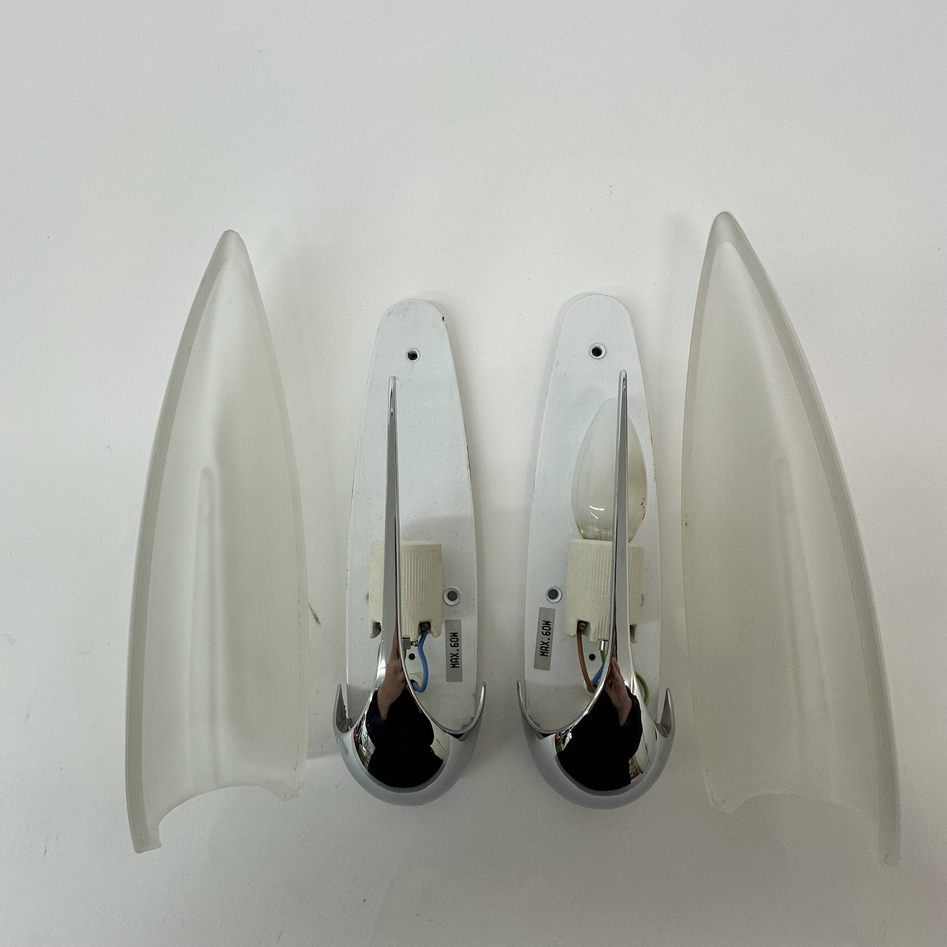 Paire d'appliques Idearte Sconces Espagne années 1980