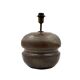 Mid-century modern brown ceramic lamp base,  France 1960s