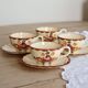 Vintage tea cups in Longchamp earthenware - Agen model