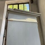 Blue patinated cap cabinet