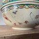 Japanese covered Satsuma ceramic box – heron and flowers decoration – signed