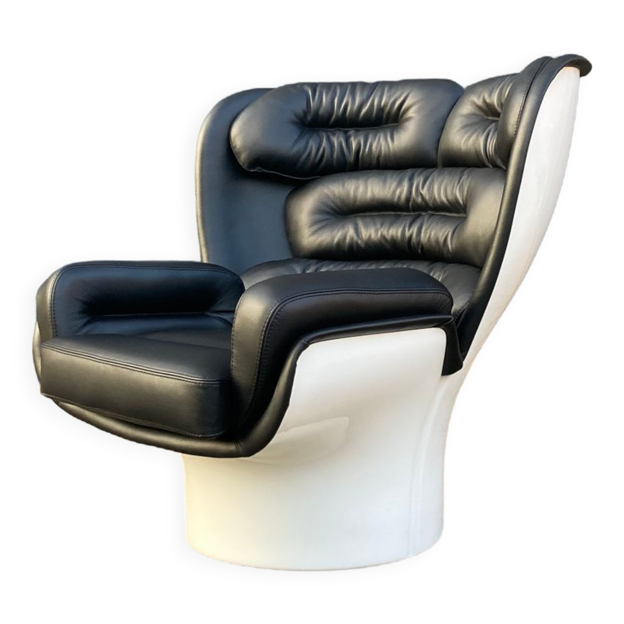 Joe Colombo Elda design armchair, Longhi edition