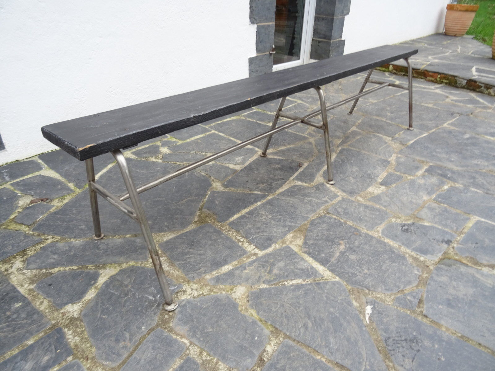 Banc 6 pieds inox 205 cm