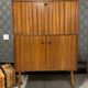 Vintage Scandinavian designer secretary in teak wood, 1960s