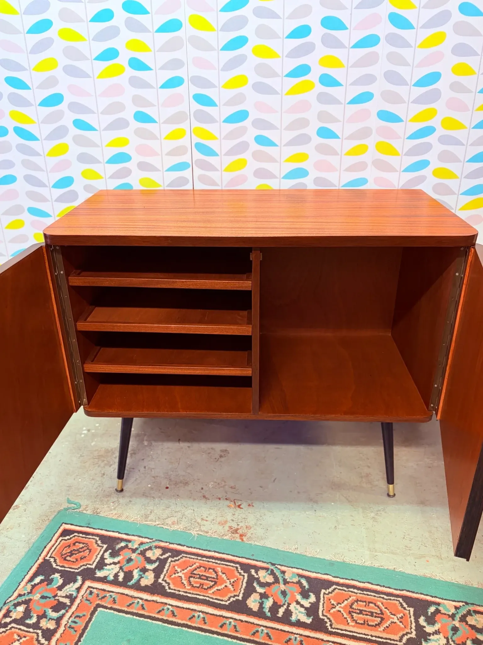 Mid-century cabinet, mahogany