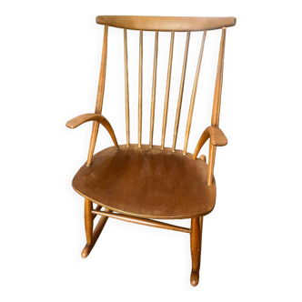 Wooden rocking chair