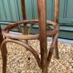 Tabouret bistrot en bois courbé