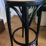 High wooden and canning stool