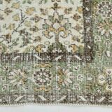 Turkish Floral Pattern Vintage Rug, 196x325Cm