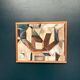 Original Swedish Oil on Canvas – “Komposition” by Arne Tengblad Vintage