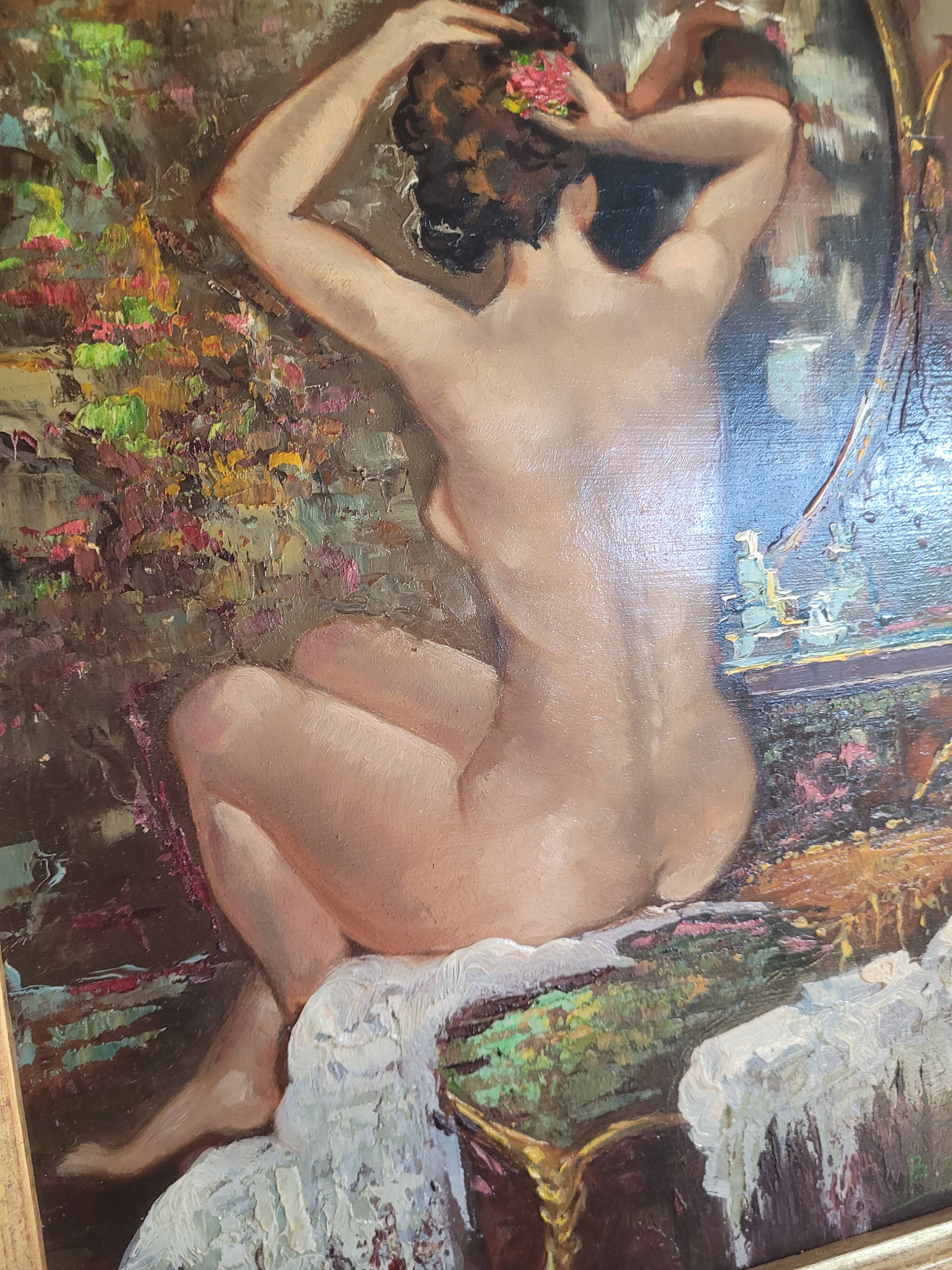 Tableaux,  huile sur isorel B. franco.