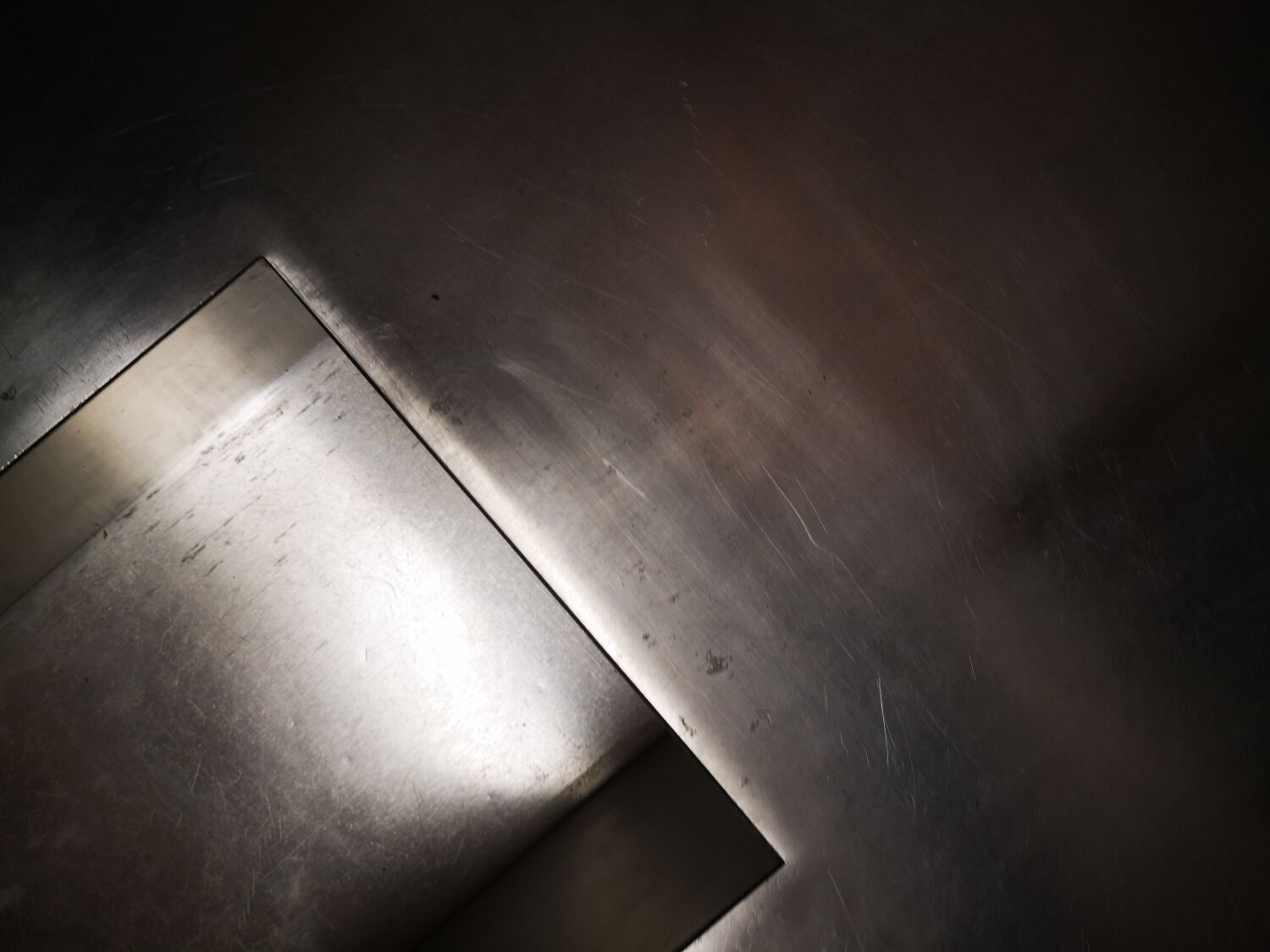 Stainless steel coffee table