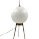 Mid-Century tripod brass table lamp, Lumi Italy 1950s