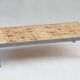 Rectangular metal and cermal herbarium coffee table by Roger Capron, 1960s