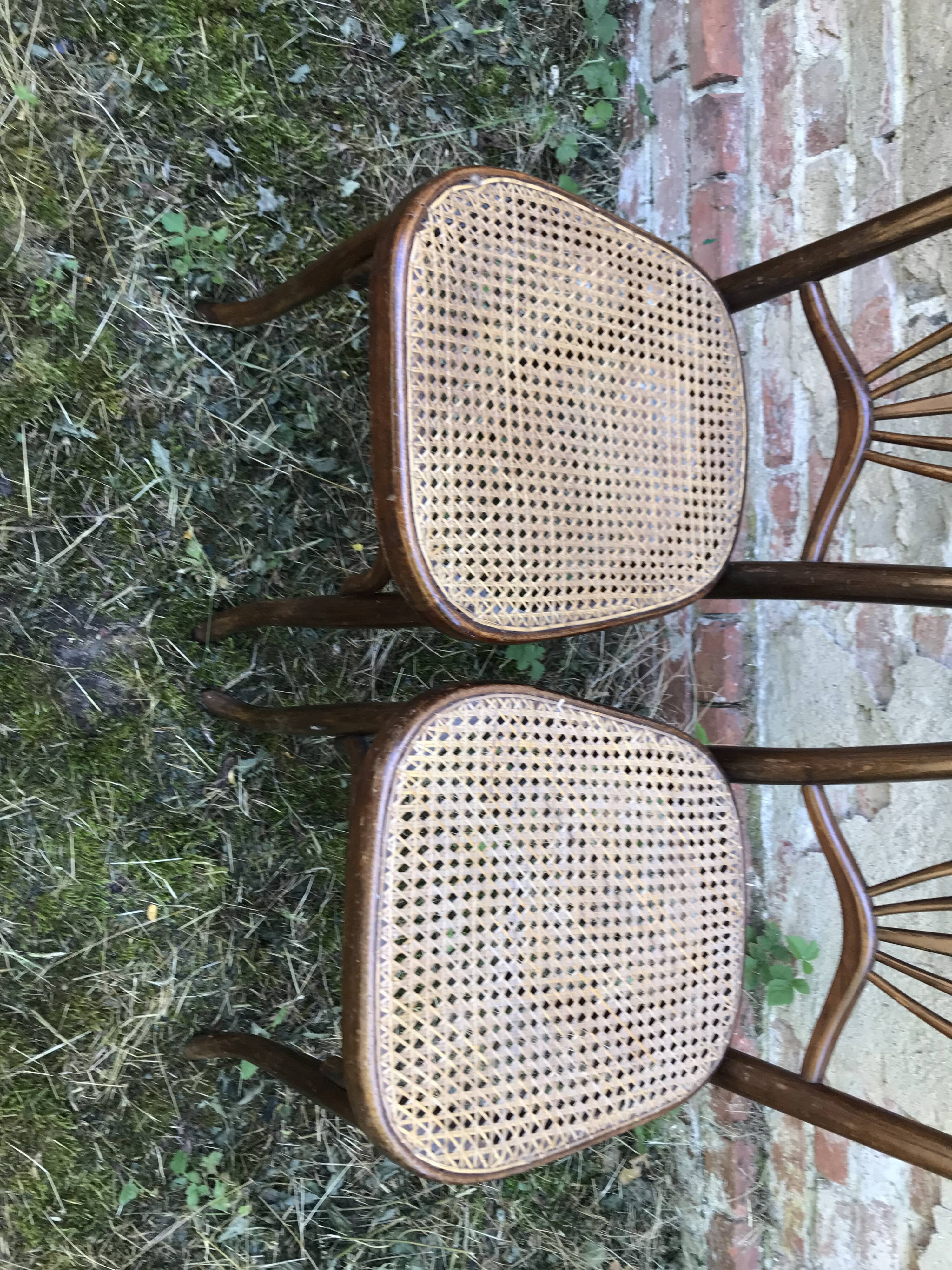 Paire de chaises bistrot Fischel