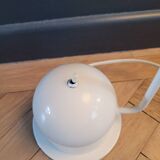 Vintage articulated desk lamp in white lacquer